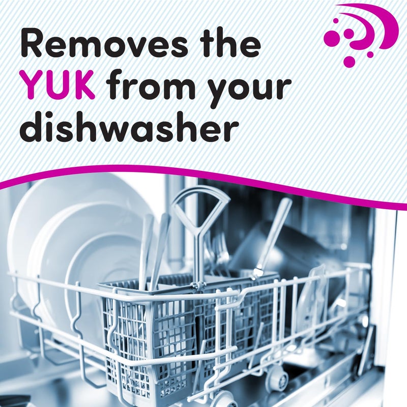 Oh Yuk Dishwasher Cleaner, Descaler, And Deodorizer - Removes Grease, Odors, And Buildup - Natural Orange Scent - Septic Safe Formula For A Fresh Dishwasher - Deep Cleans All Machine Models - 16 Fl oz - Image 4